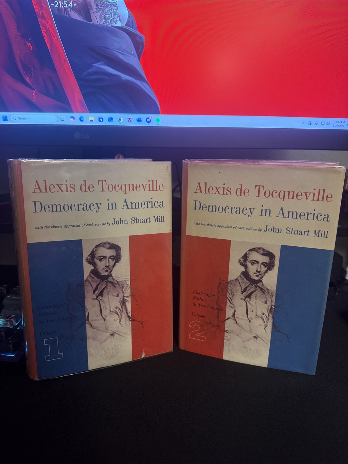 Alexis de Tocqueville Democracy in America 2 Volume Set Schocken Hardcover