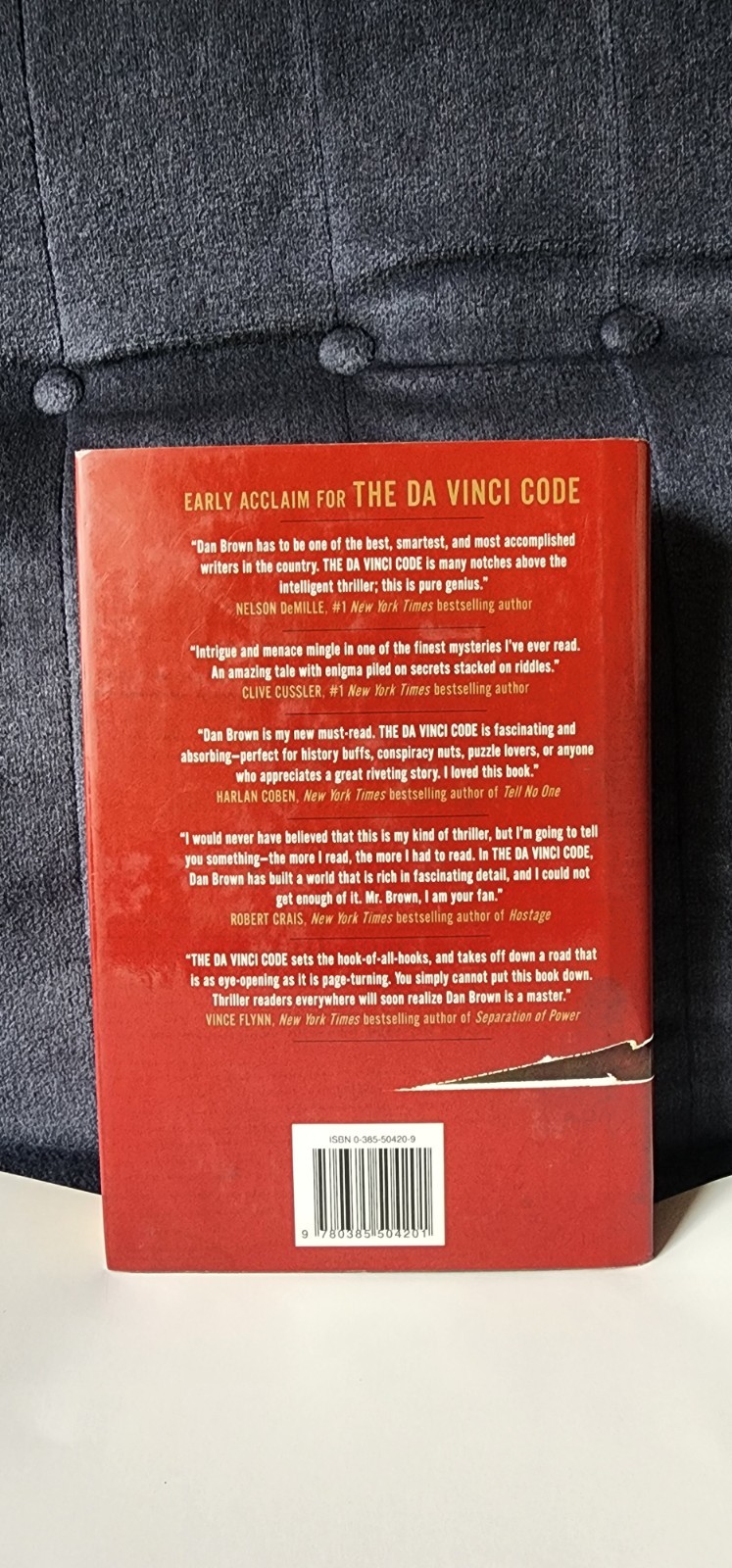 The Da Vinci Code Dan Brown First Edition (1st Printing) with Errors