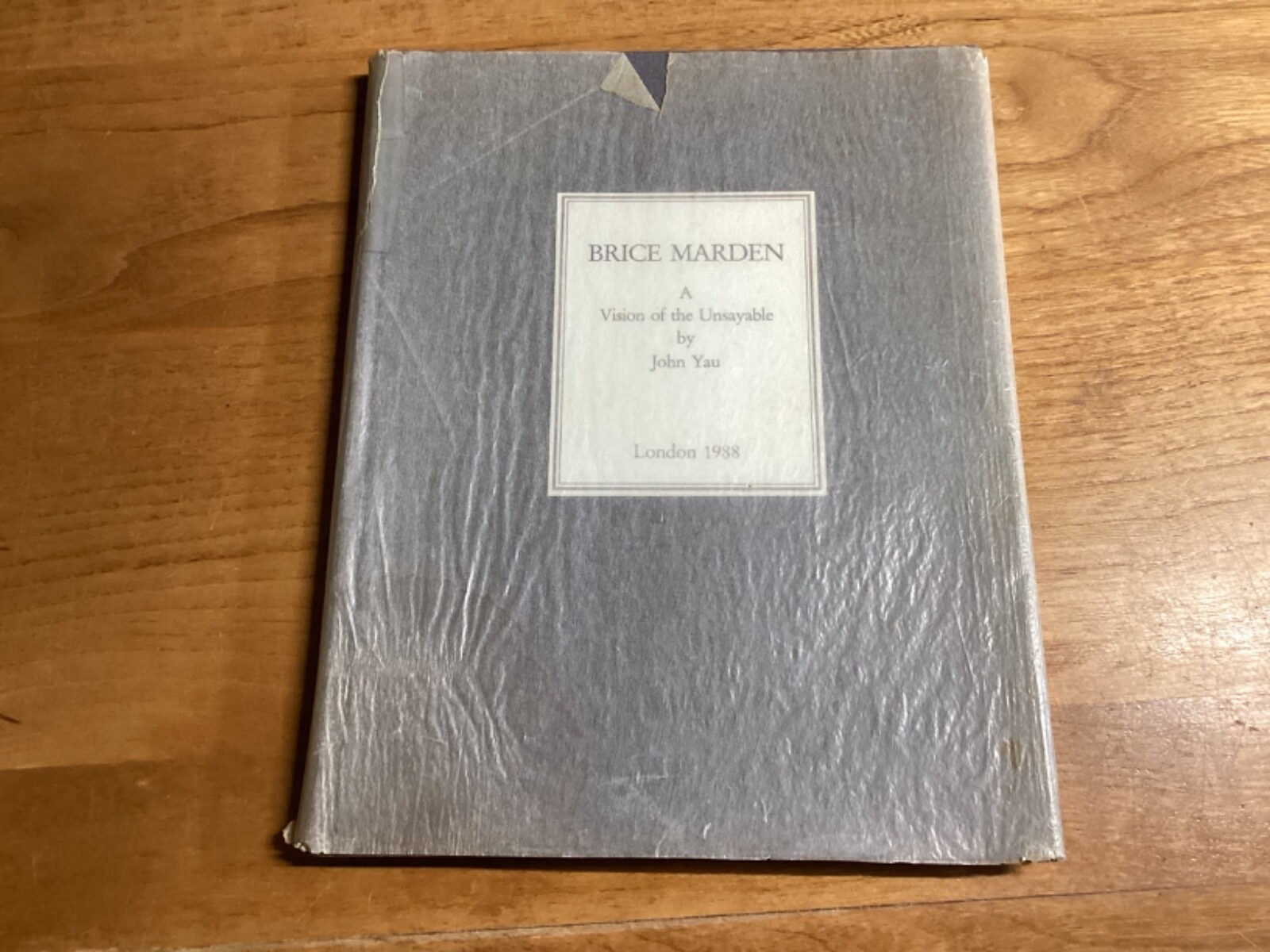 1988-1997 Rare Gallery Catalogues On The Art Of Brice Marden – See Below