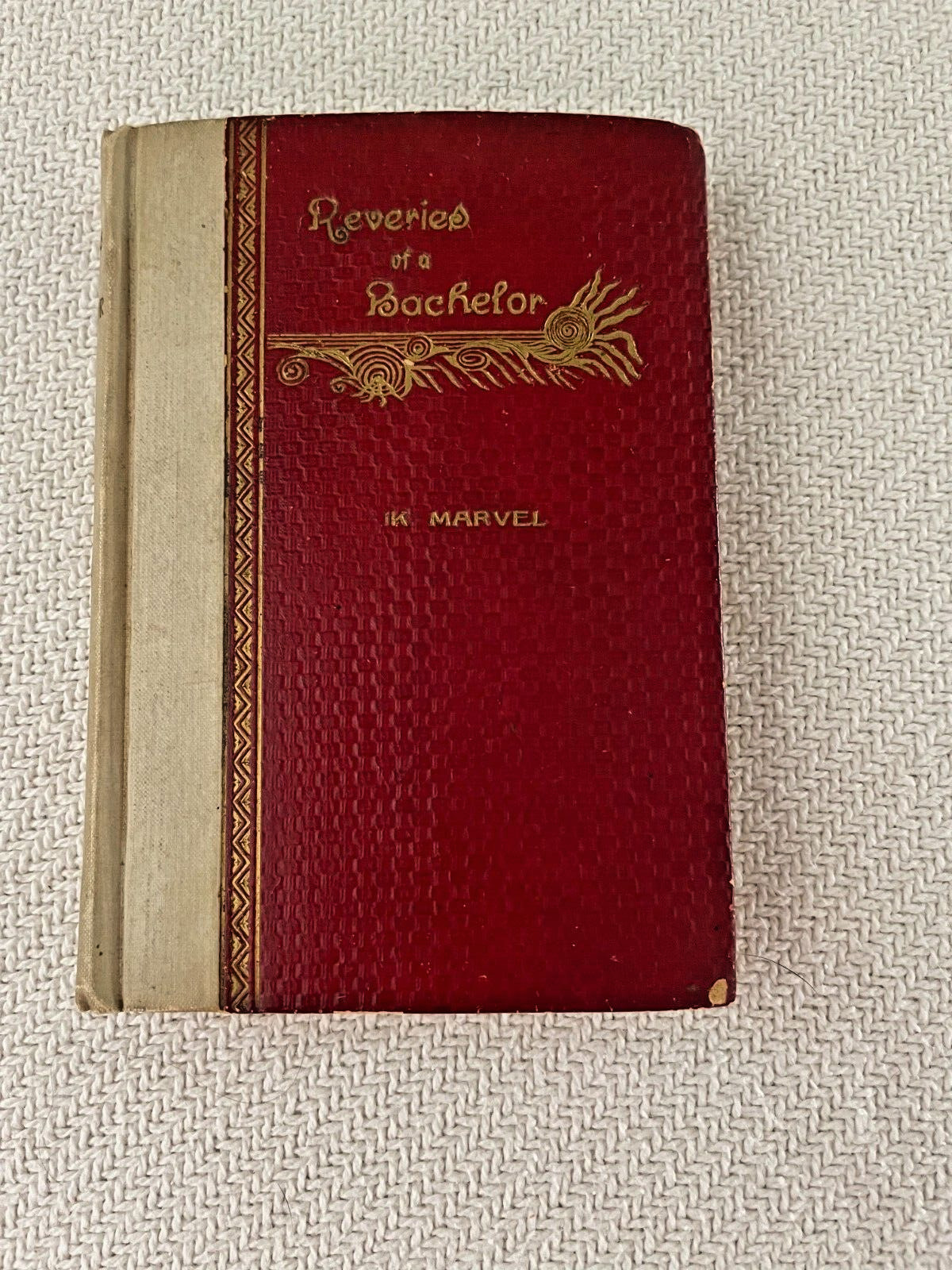 Reveries of a Bachelor Donald Grant Mitchell as IK Marvel 1893 Pocket Size