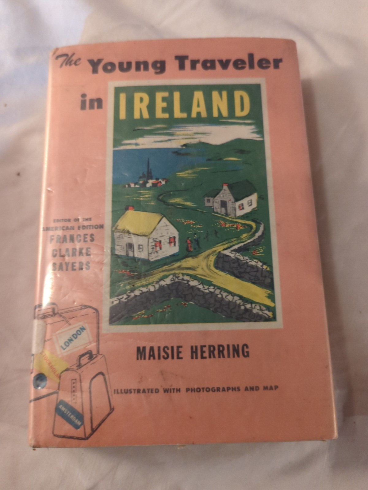 The Young Traveller in Ireland HC DJ – Maisie Herring – 1954 First Edition *Rare