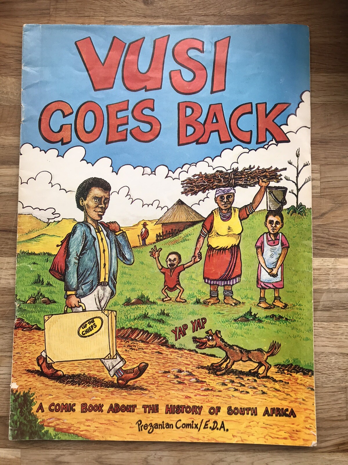 Vusi Goes Back. RARE Comic About The History Of South Africa. 1982