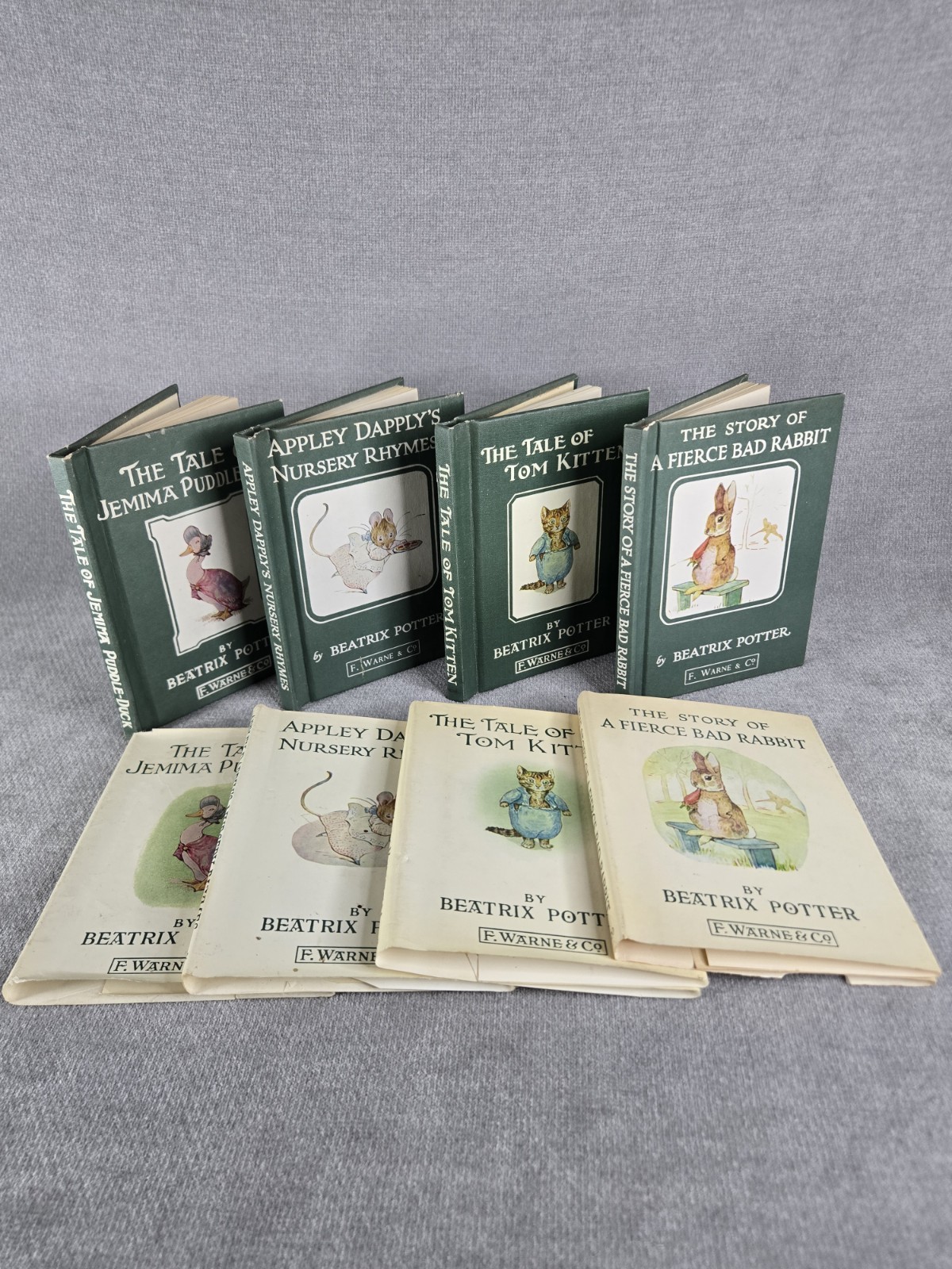 Children’s Classics Beatrix Potter Lot Of 4 Hard Cover (1- 1st Addition And 5th