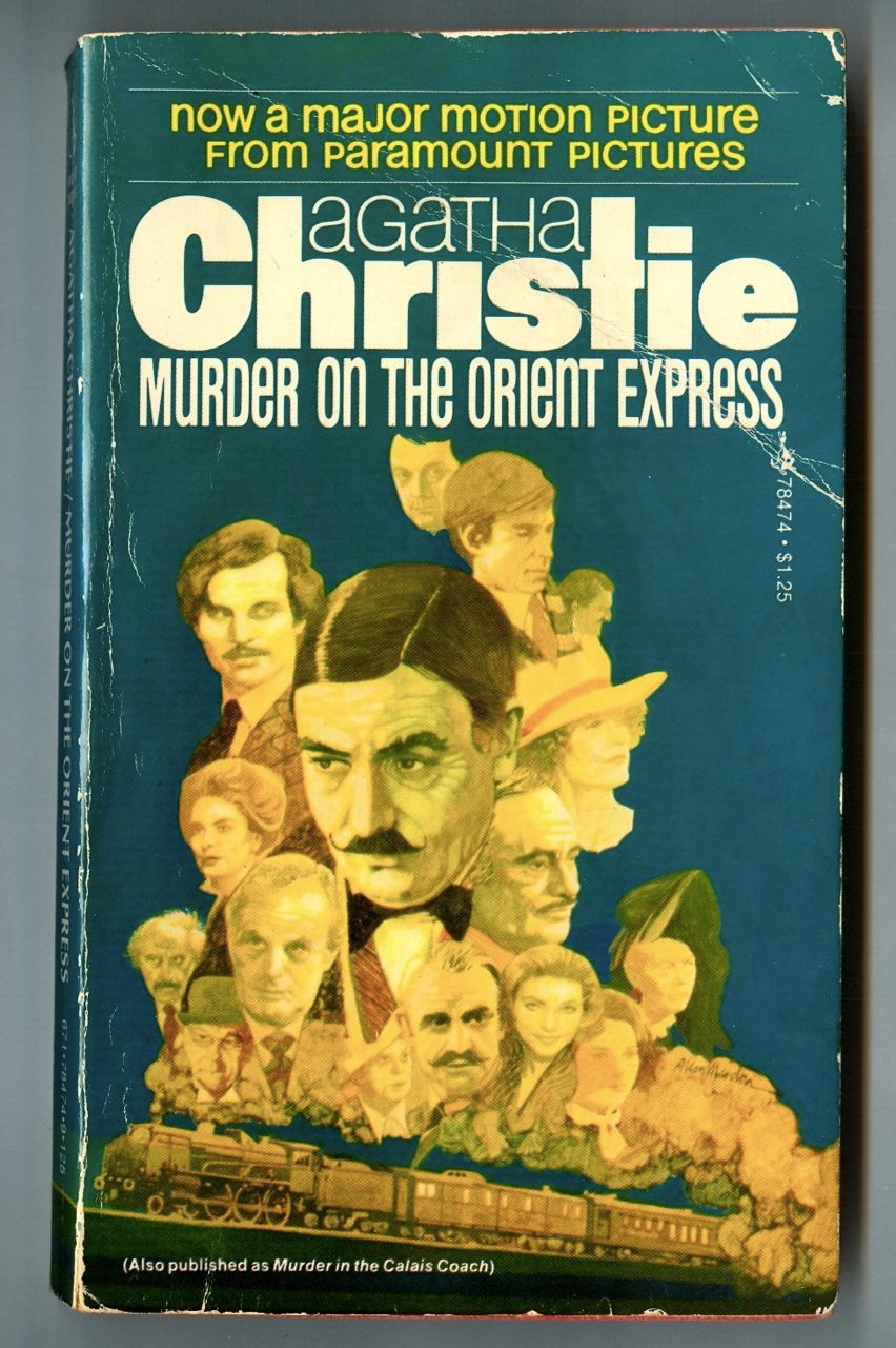 MURDER on the ORIENT EXPRESS by Agatha CHRISTIE! Vintage 1974 Pocket Books PB!