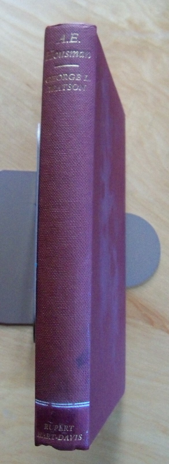 A.E. HOUSMAN – A DIVIDED LIFE By George L. Watson © 1957