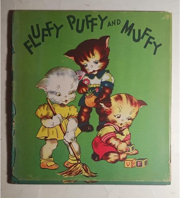 FLUFFY PUFFY AND MUFFY MARGOT VOIGT SAMUEL LOWE 1944 DJ #4001 CUTE KITTENS