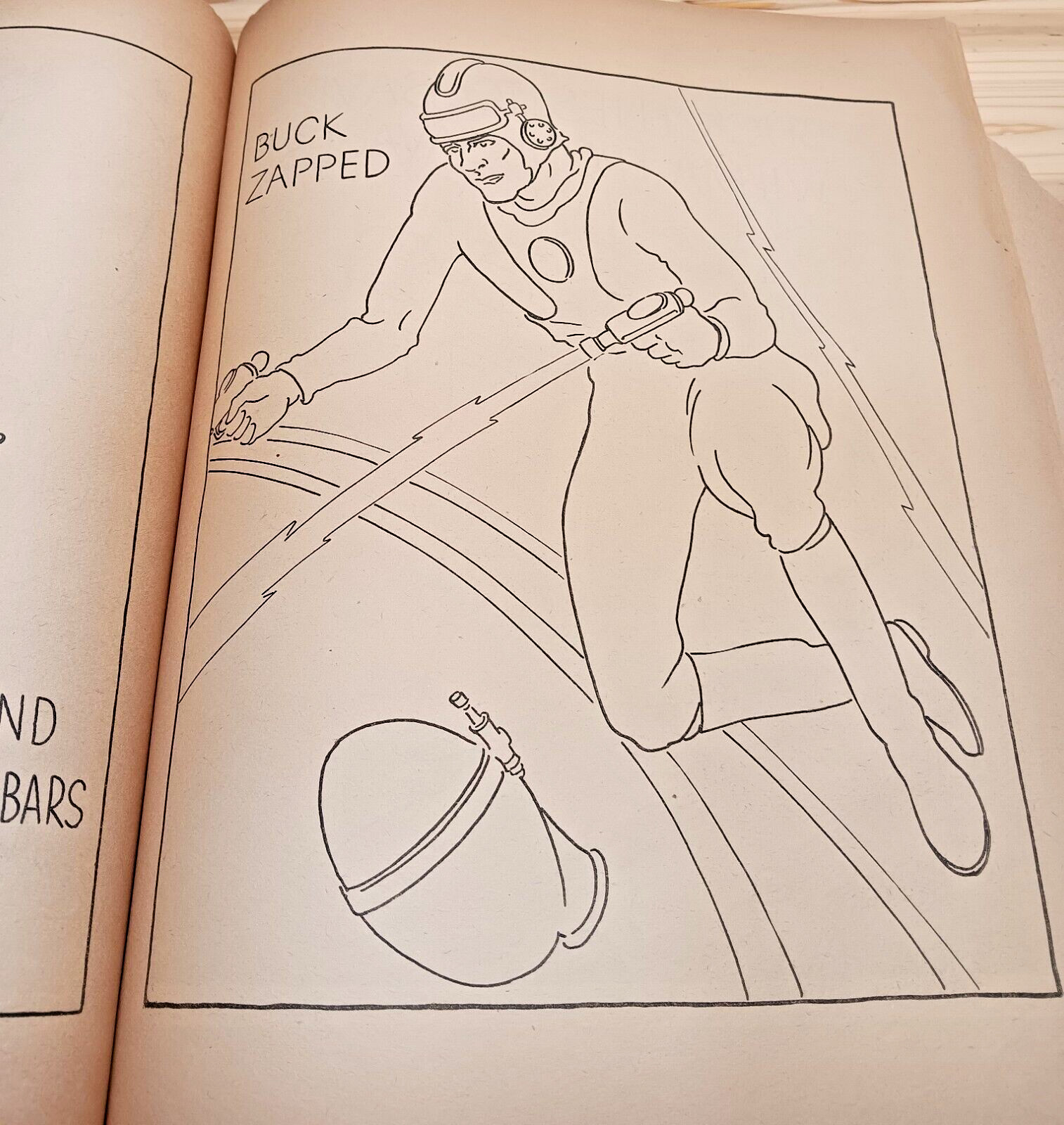 1935 Buck Rogers Paint Book Whitman Publishing Racine 96 pages 11X14