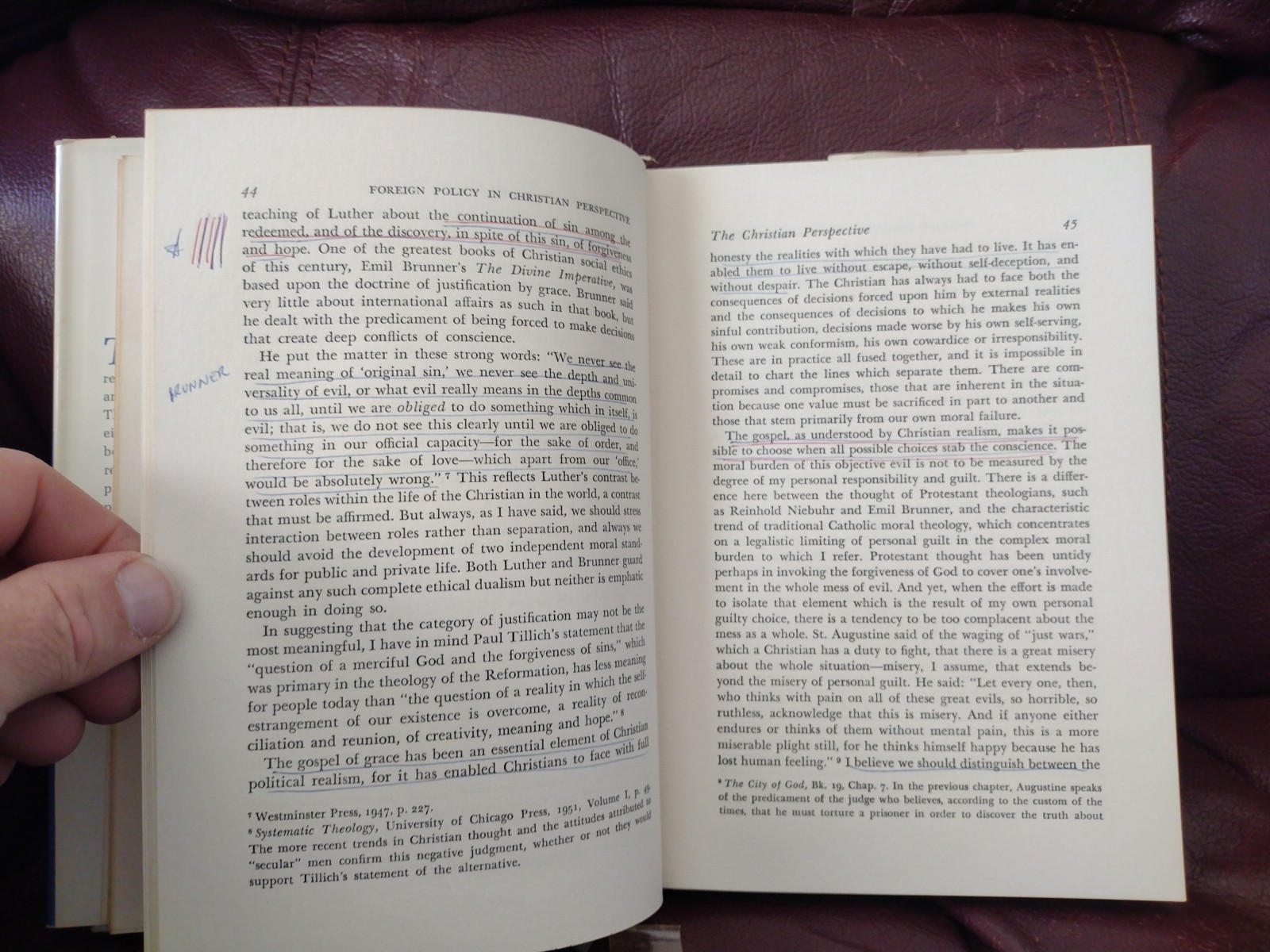 Foreign Policy in Christian Perspective John Coleman Bennett 1966 Scribner’s