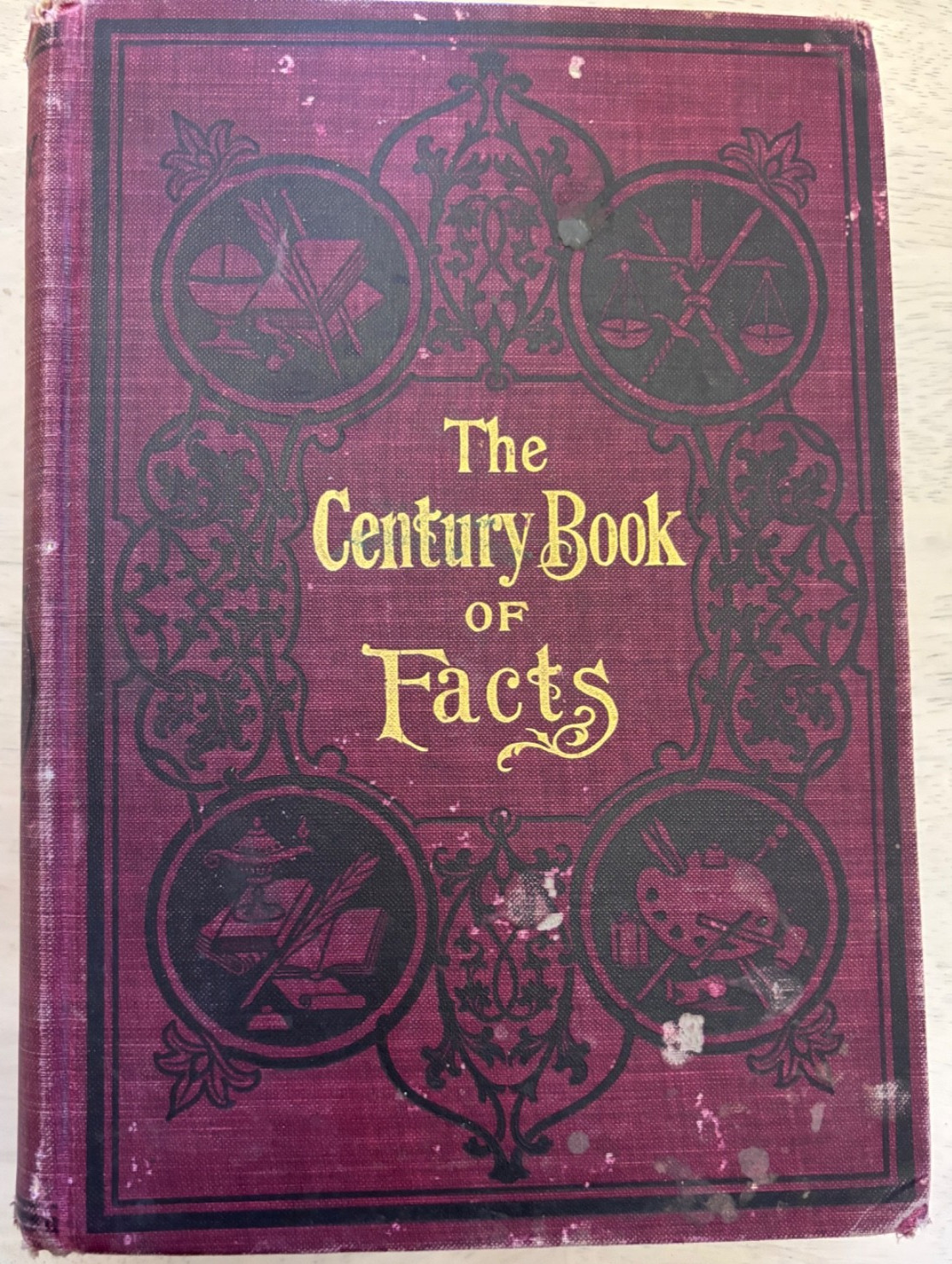 The Century Book of Facts Antique 1902 Reference History Science Law Illustrated