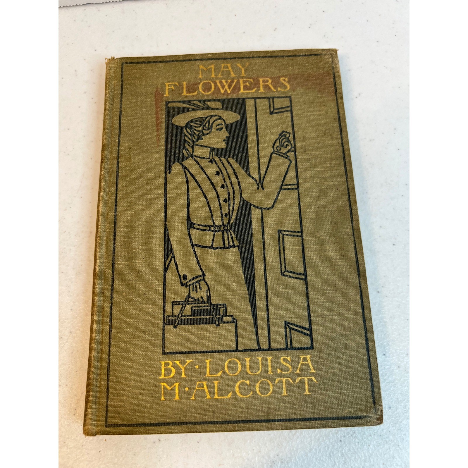 May Flowers Louisa M Alcott Antique 1899 Little Brown and Co Childrens Book