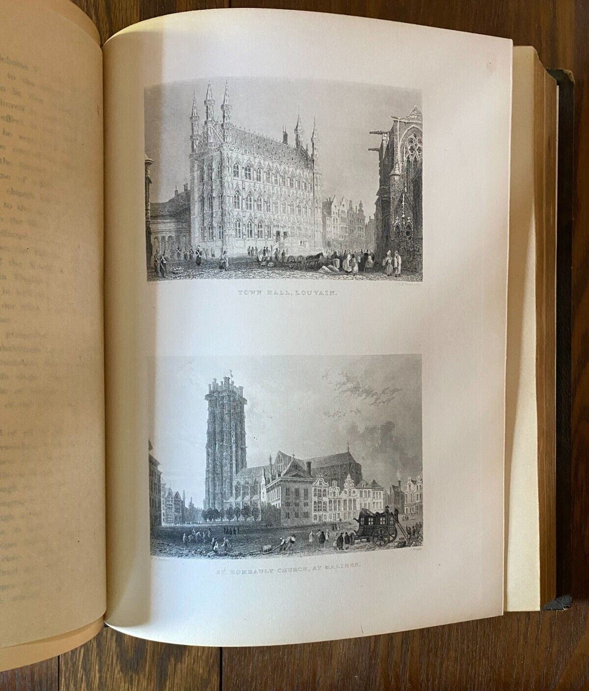 Voyages and Travels 1893 Vol. 1 S. Walker & Co. Illustrated Heavy Leather Cover
