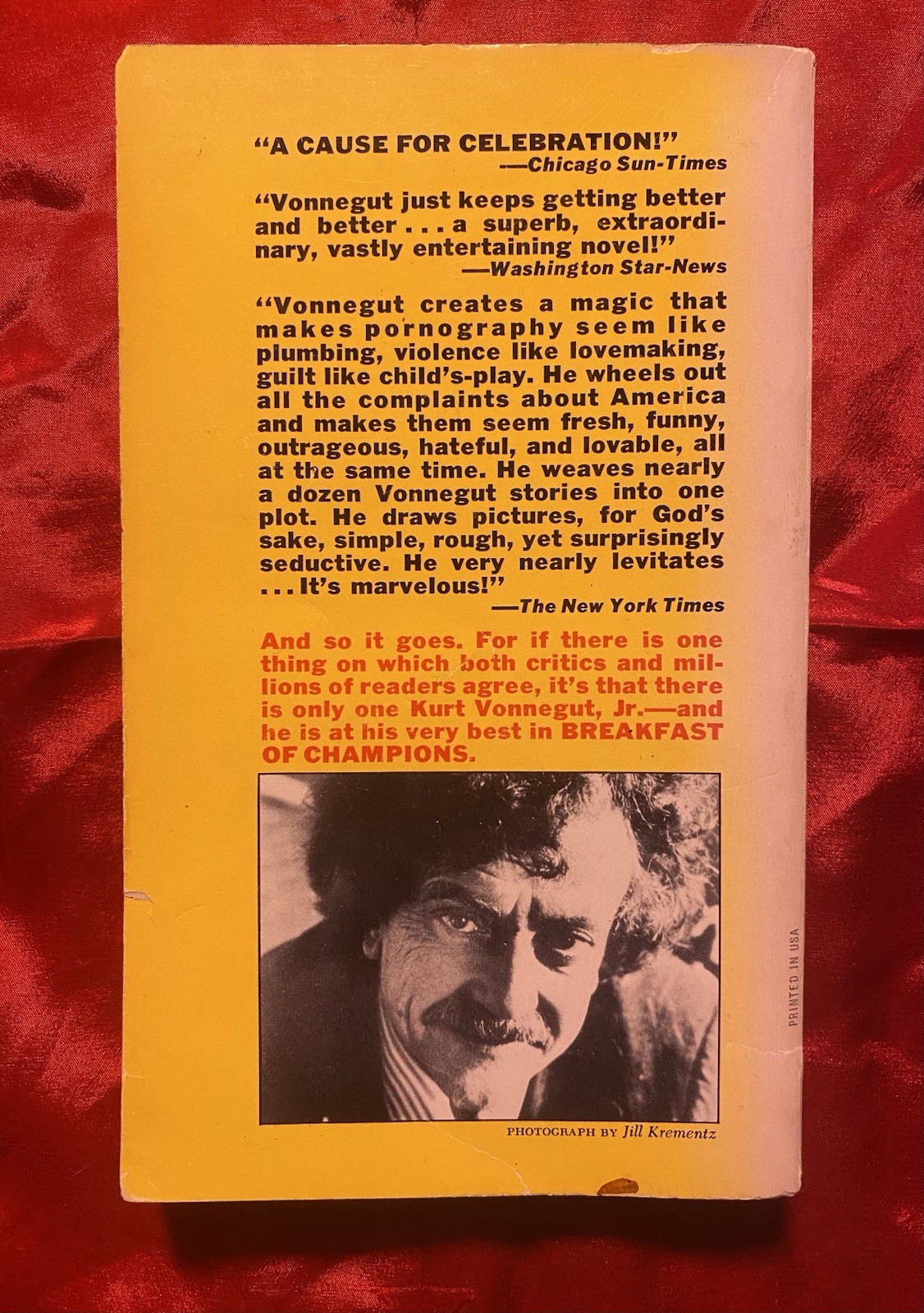 Breakfast of Champions | First Dell Edition | 1975 | Kurt Vonnegut Jr. |