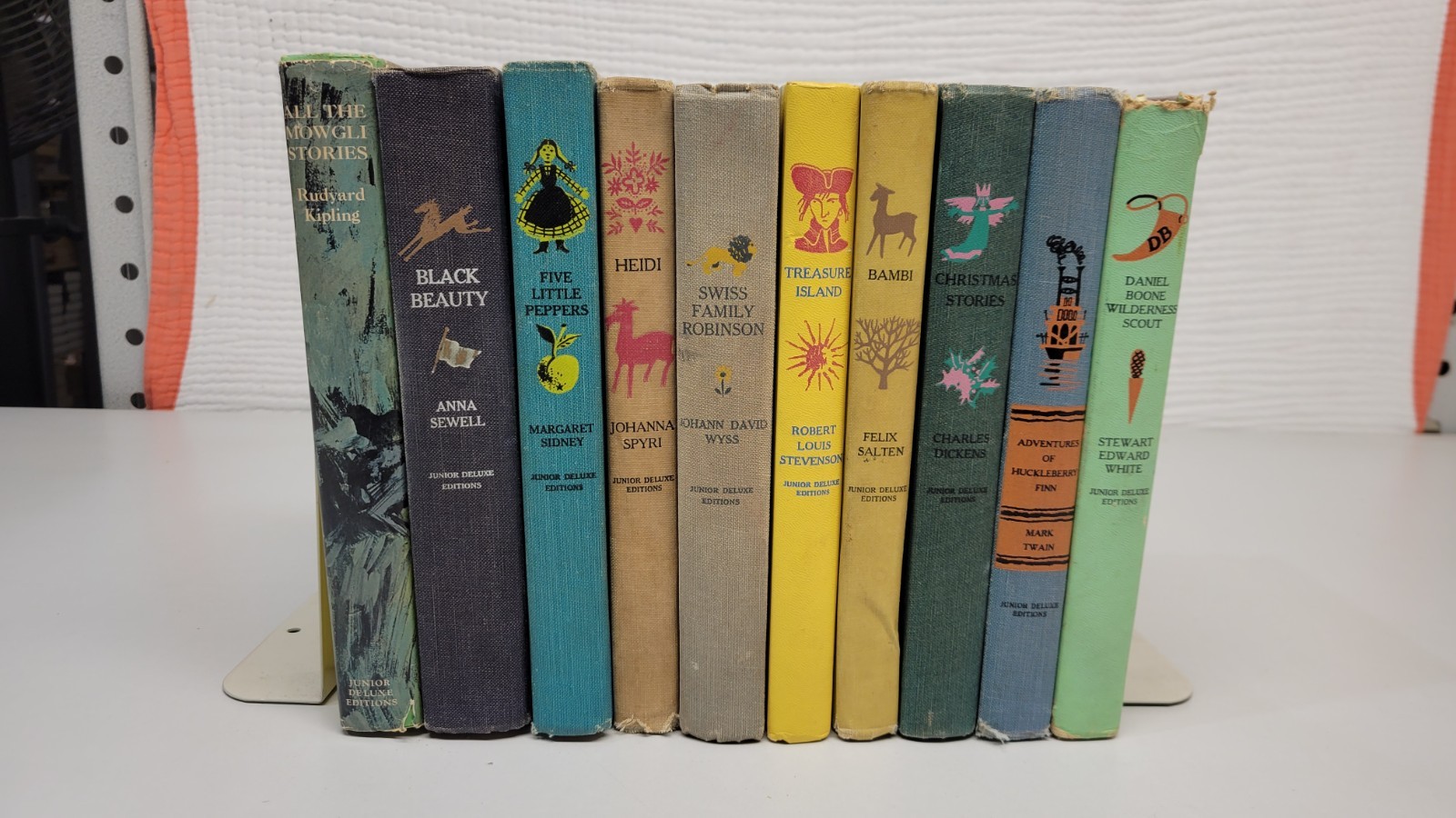 Lot of 10 Vintage Junior Deluxe Editions Hardcover Books Children’s Classics