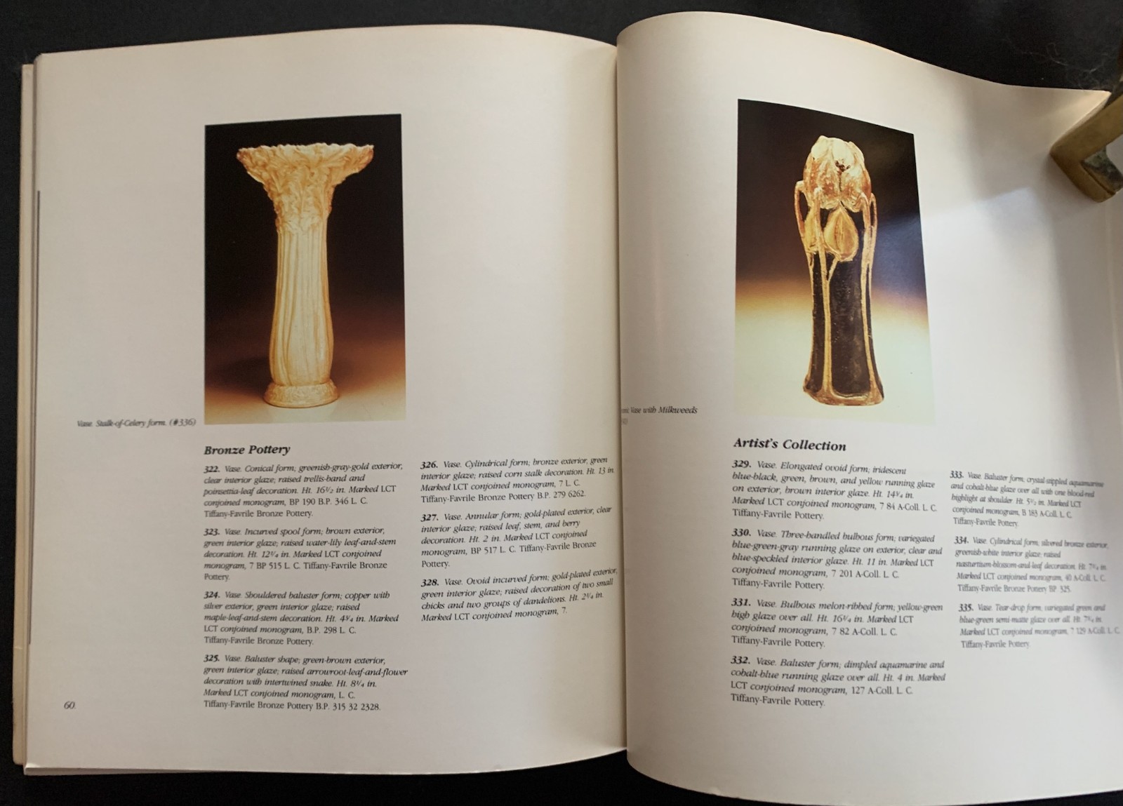 The Treasures of Tiffany – Morse Foundation Exhibition Windows Pottery Glass &+