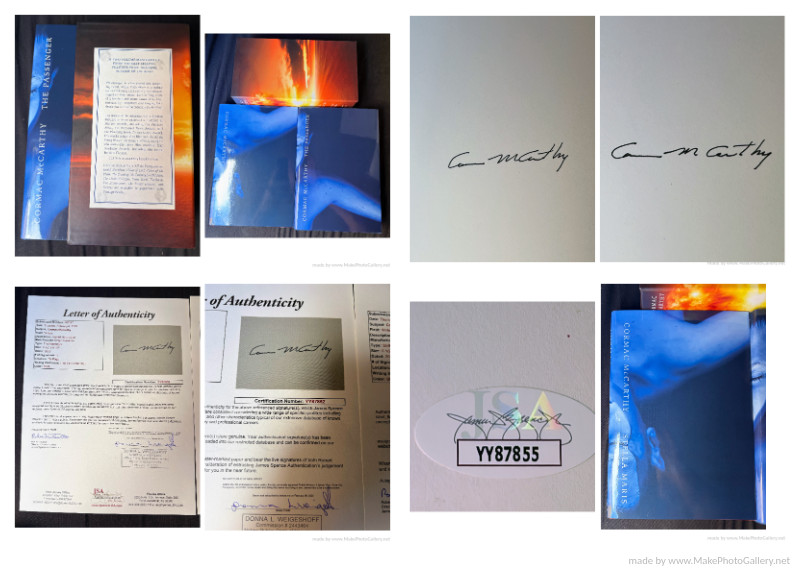 The Passenger Box Set 2x SIGNED by Cormac McCarthy JSA Authenticated (2022, HC)