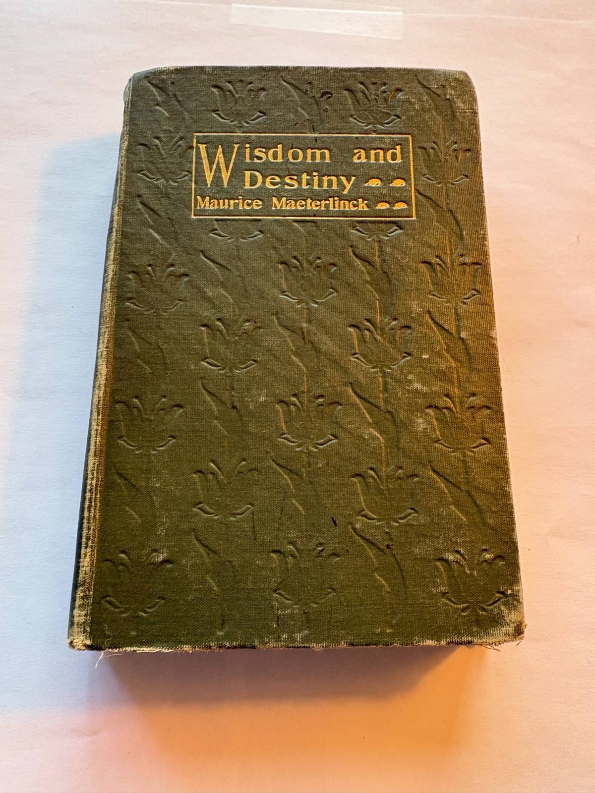 Wisdom and Destiny by Maurice Maeterlinck 1903 Dodd Mead NY USA HC Translated