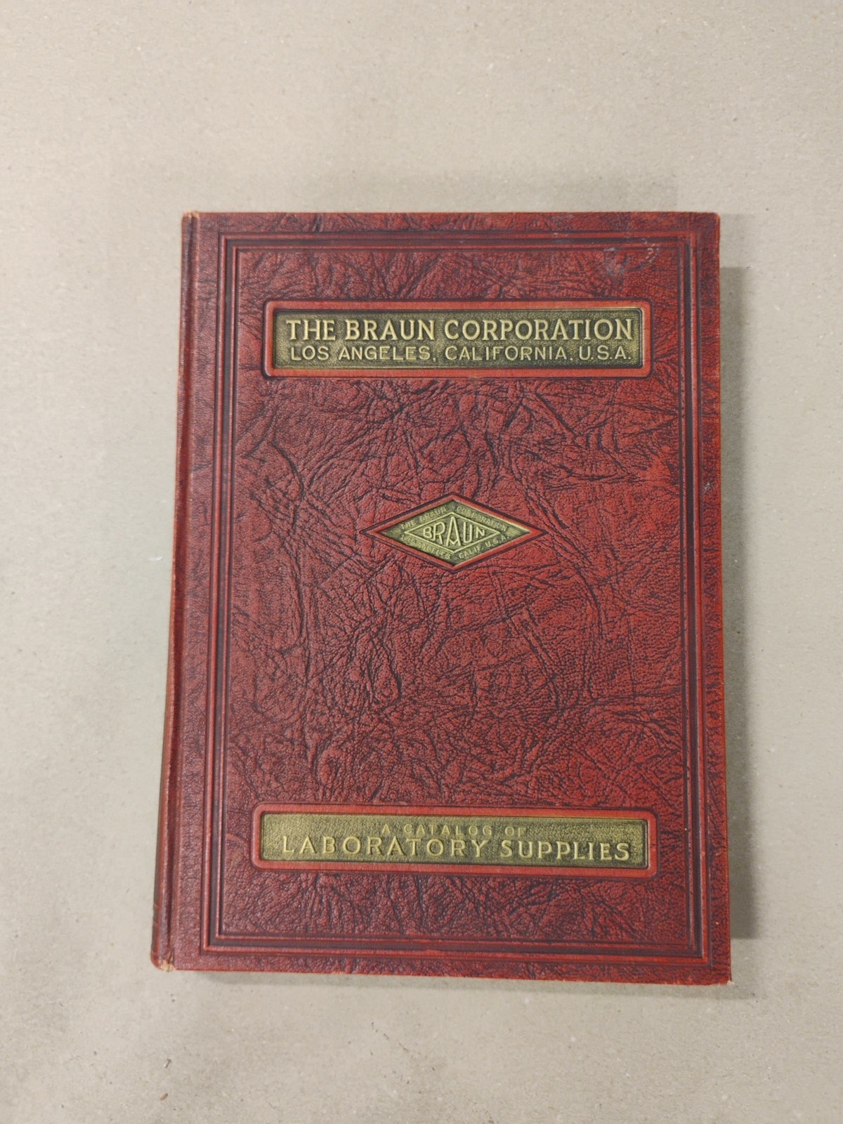 1927 Braun Laboratory Supplies Catalog Chemistry Biology Industrial LA (M26)