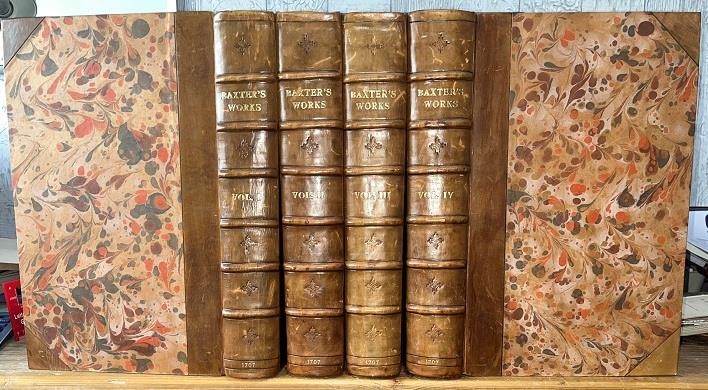1707 Richard Baxter ‚The Practical Works In 4 Folio Vols‘ Rare Theological Works