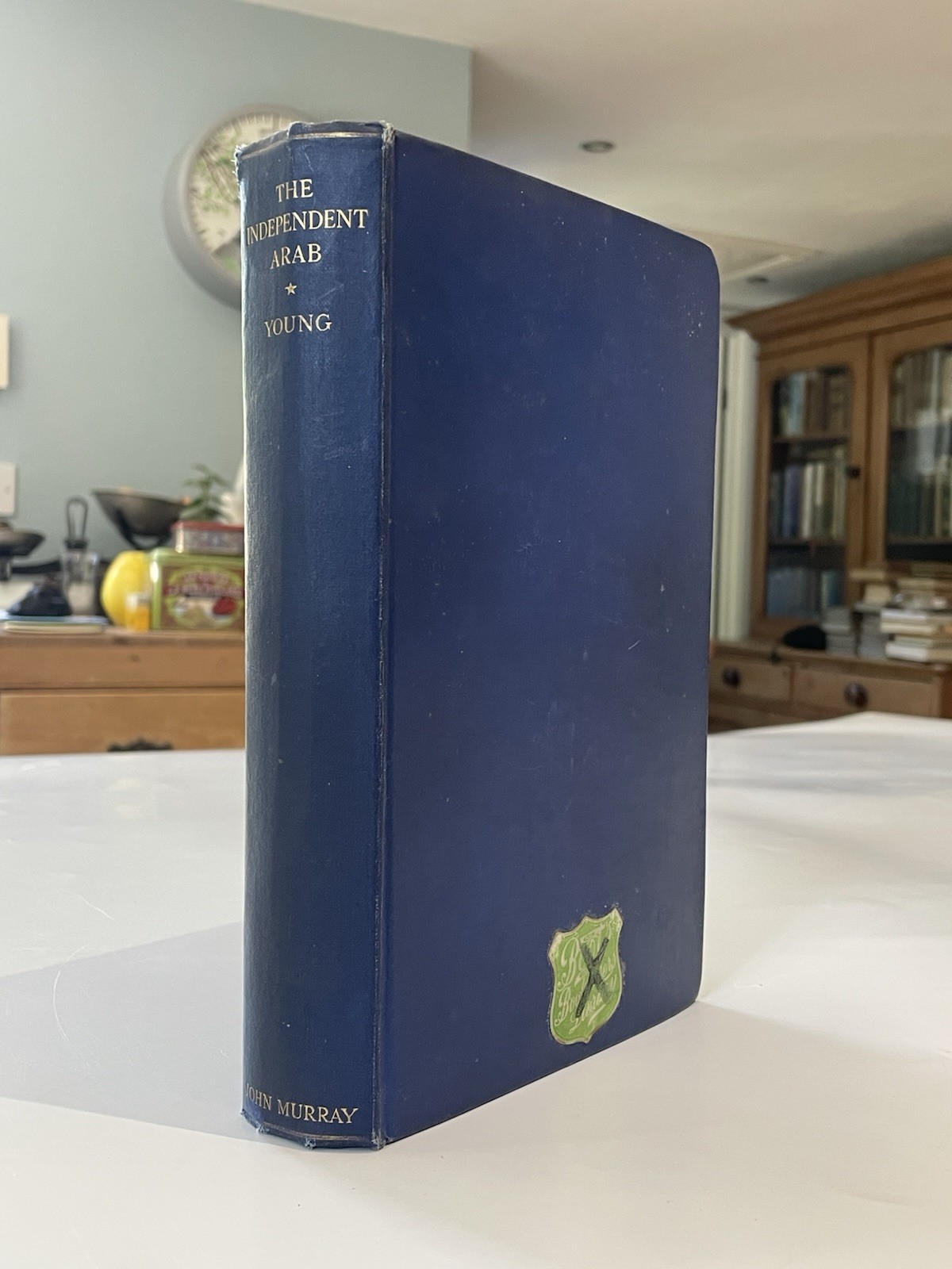The Independent Arab, Major Sir Hubert Young, 1933 1st Edition, Maps Middle East
