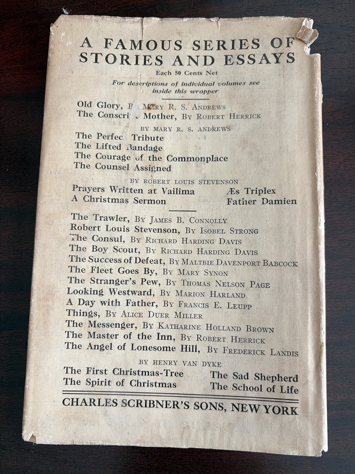 1916 First Edition ‘The Shepherd Who Watched by Night’ by Thomas Nelson Page
