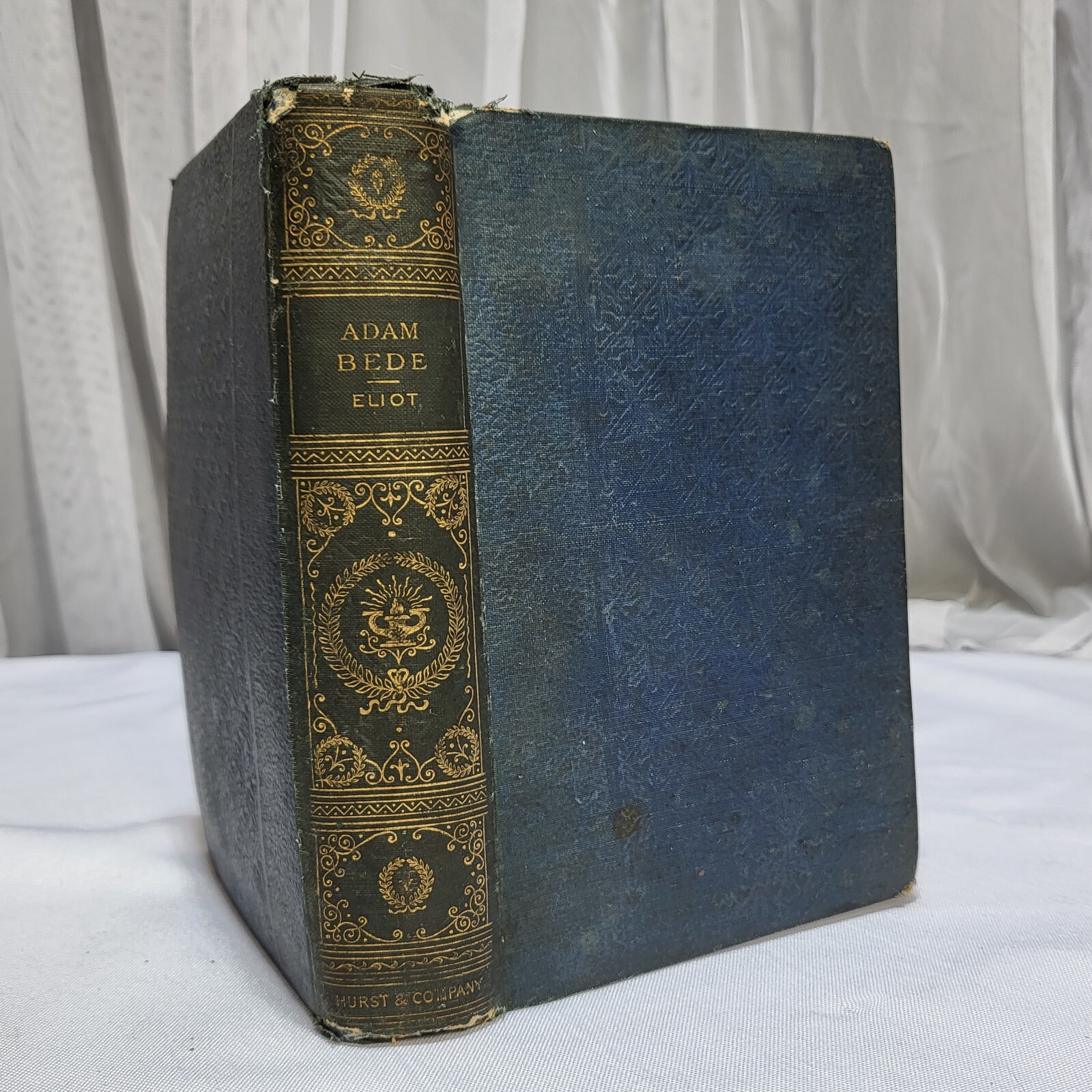 Adam Bede By George Eliot HC Vintage Novel New York Hurst & Company Publishers