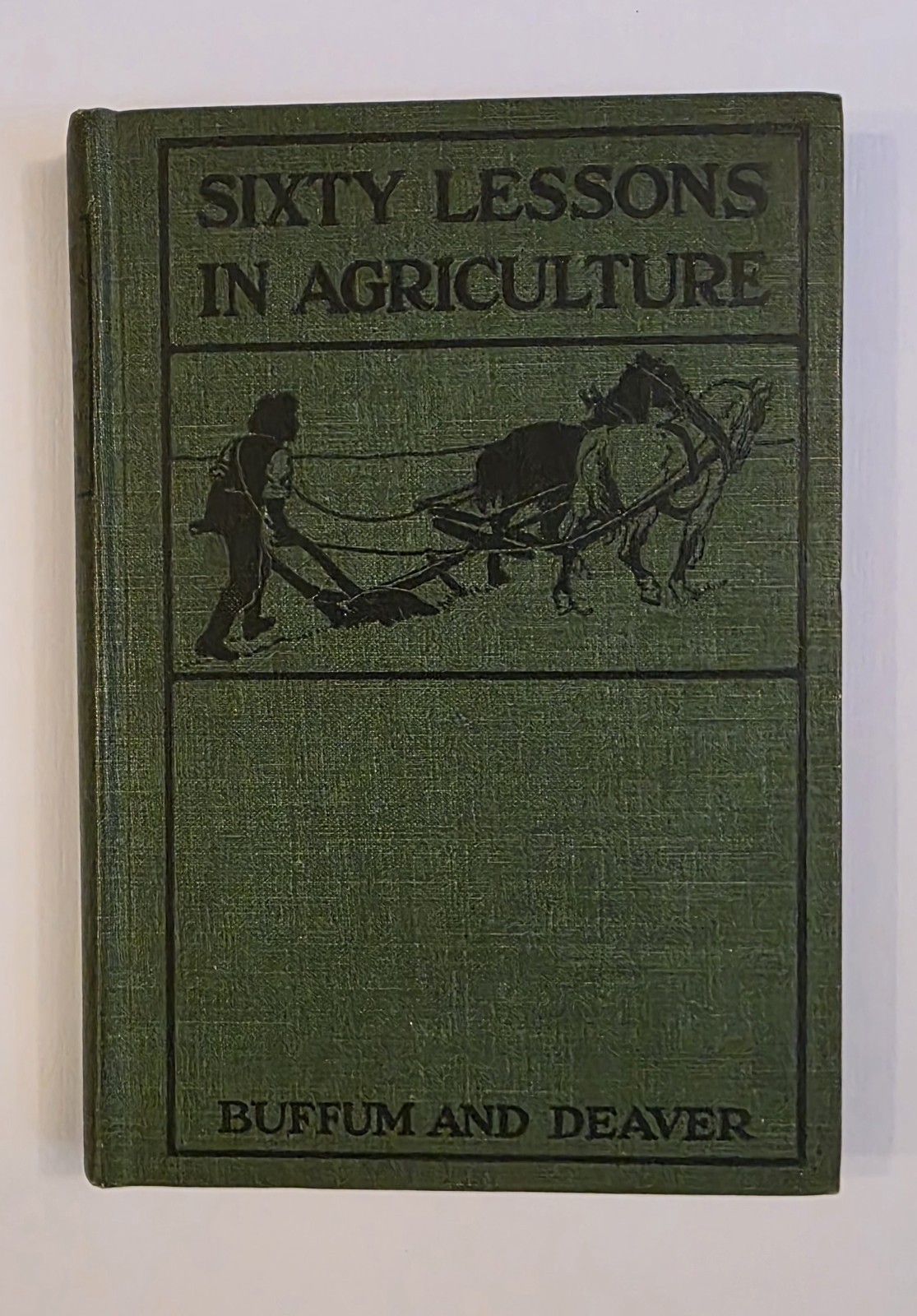 1913 Sixty Lessonsin Agriculture Illustrated Book In Nice Condition Rare