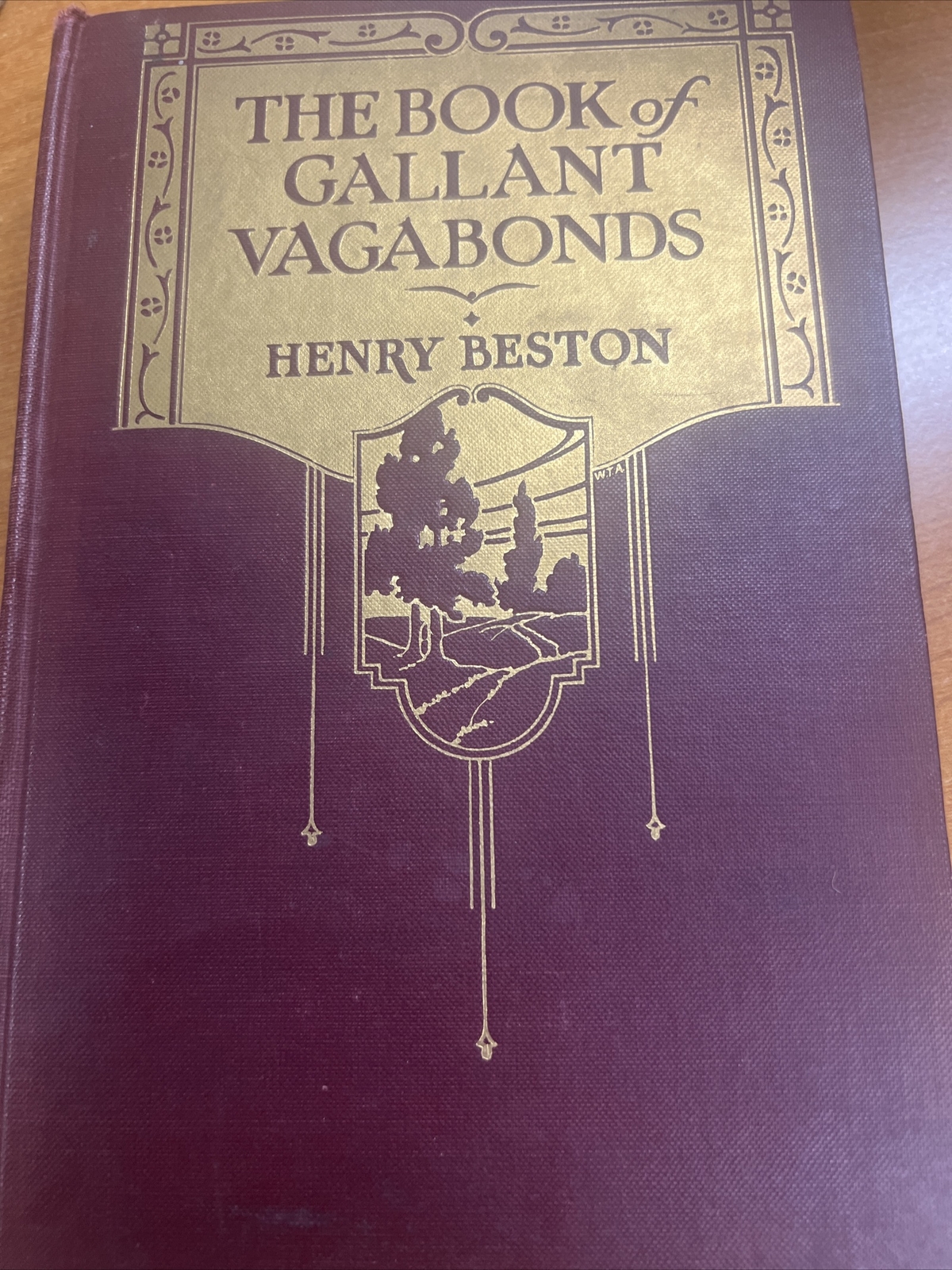 The Book of Gallant Vagabonds, by Henry Beston – 1925 – 1st Ed Antique HC Book