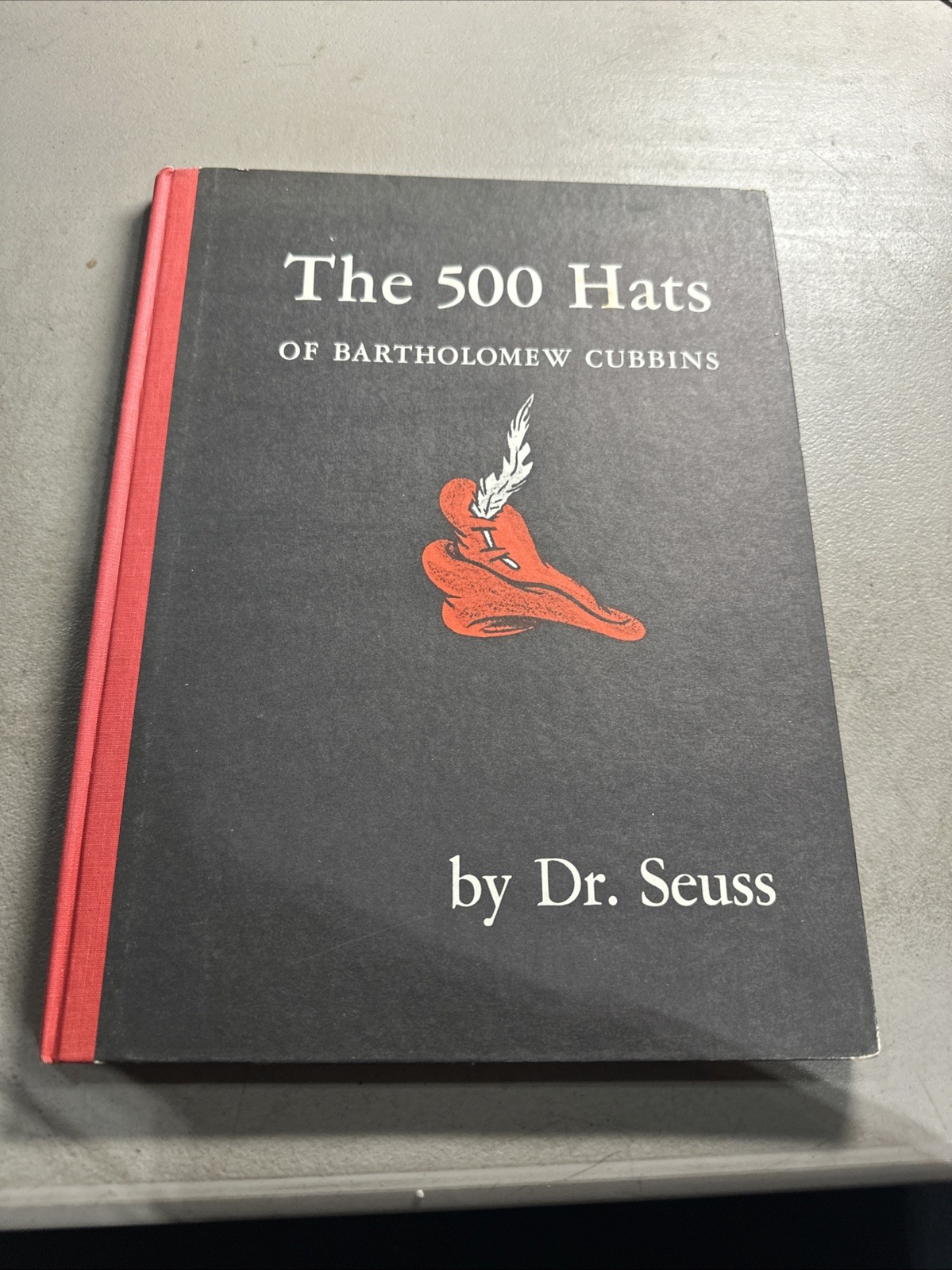 The 500 Hats of Bartholomew Cubbins Hard Cover Dr. Seuss 1938 RARE 1st Edition