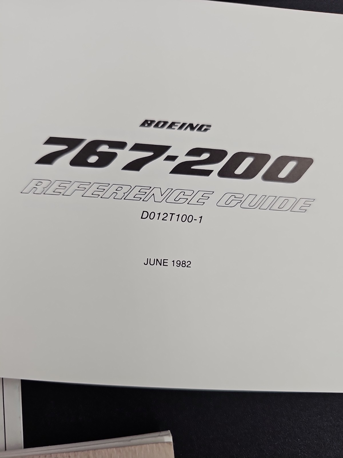 Vintage Boeing Issued Reference Guides Lot of 9: 707-720, 767, 737, 747,
