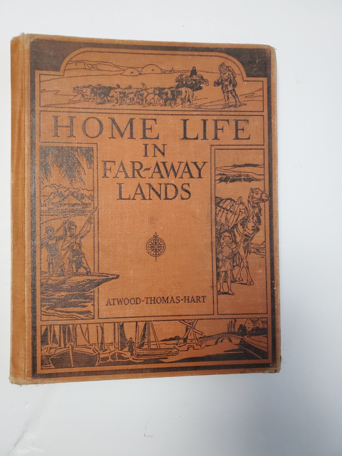 Vintage Atwood /Thomas Home LIfe in Far Away Lands HB 1934 Old Geography