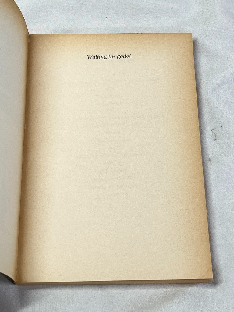 Vintage Samuel Beckett WAITING FOR GODOT Evergreen Grove Press 1954 PB