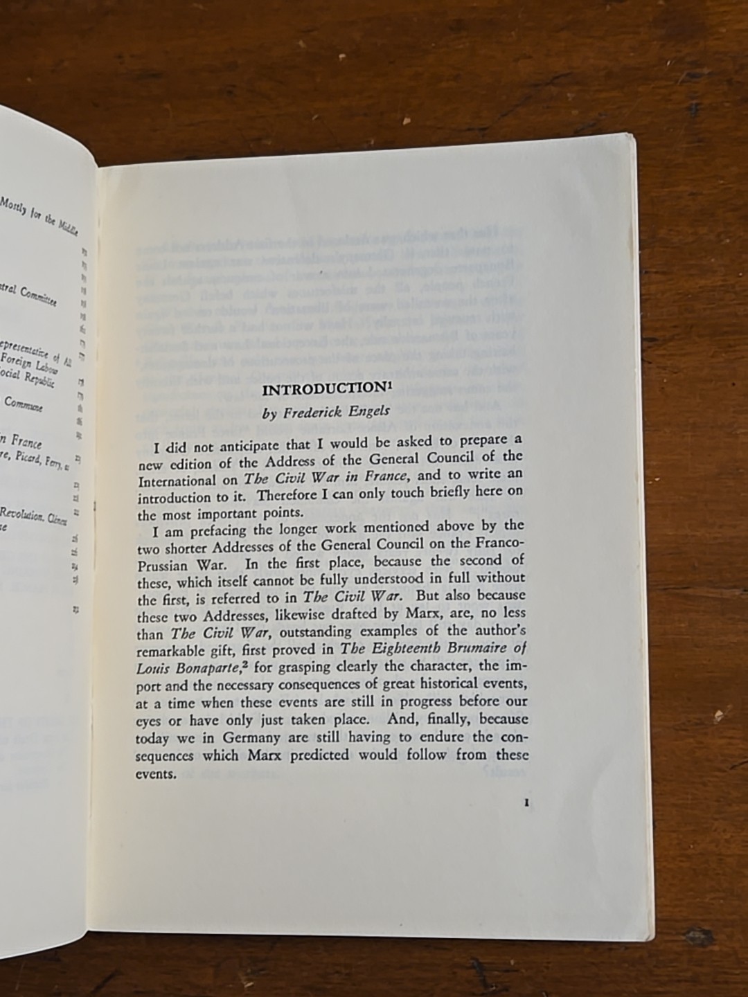 The Civil War In France by Karl Marx, Foreign Language Press 1st Ed., 1966