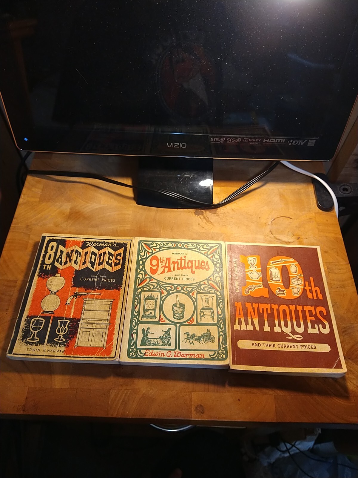 Lot of 3 Warman’s Antiques Price Guides, 8th 9th 10th; PB 1966-1970
