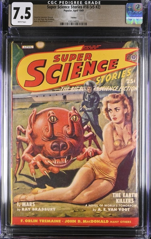 Super Science Stories April 1949, #18. Yakima Pedigree CGC.