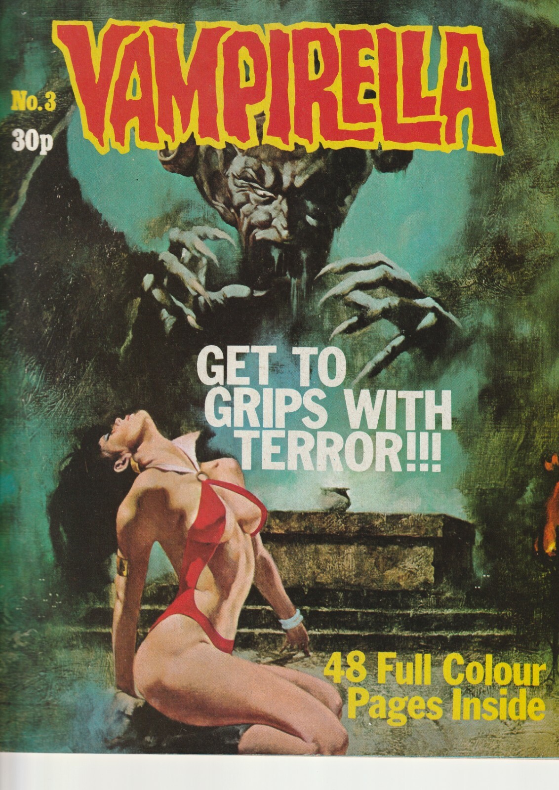 Vampirella Collectors Classic Cult Comic Book #3 June 1972 Vintage Collector’s