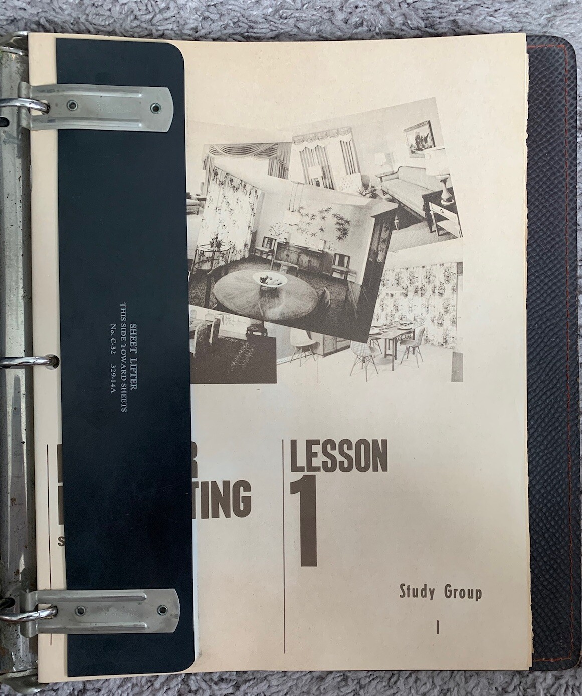 Vintage 1968 Interior Decorating Course Harvey Emerson Lessons 1 to 15 – NY FIT