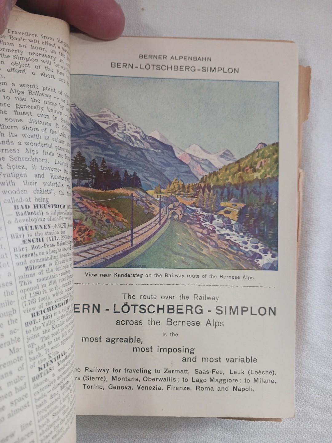 Guide Through Europe 1913 Souvenir The Hamburg Amerika Linie HC Cruise Ship Line