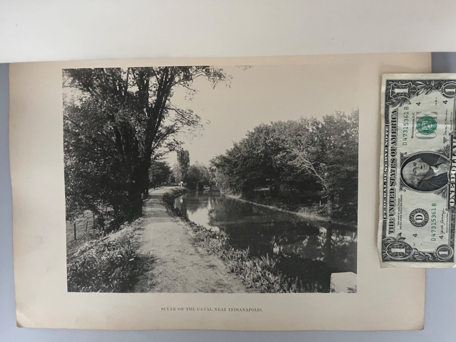 1908 photos of Central Indiana. Art Work of Central Indiana. 9 of 9. 1st. VG-