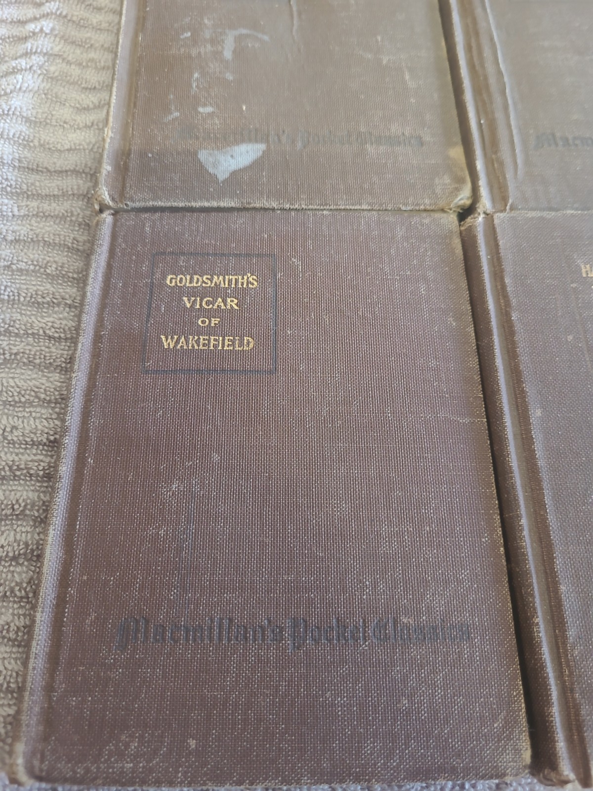 Antique Macmillan Pocket Classics Lot of 7 Mini Books 1920s