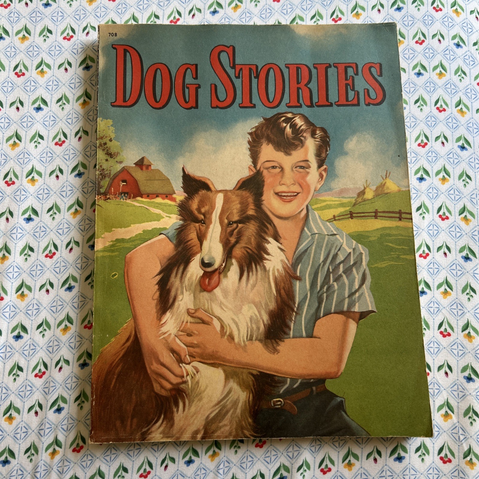 Vintage Dog Stories Book 1940s Whitman Publishing Illustrated by Henry Vallely
