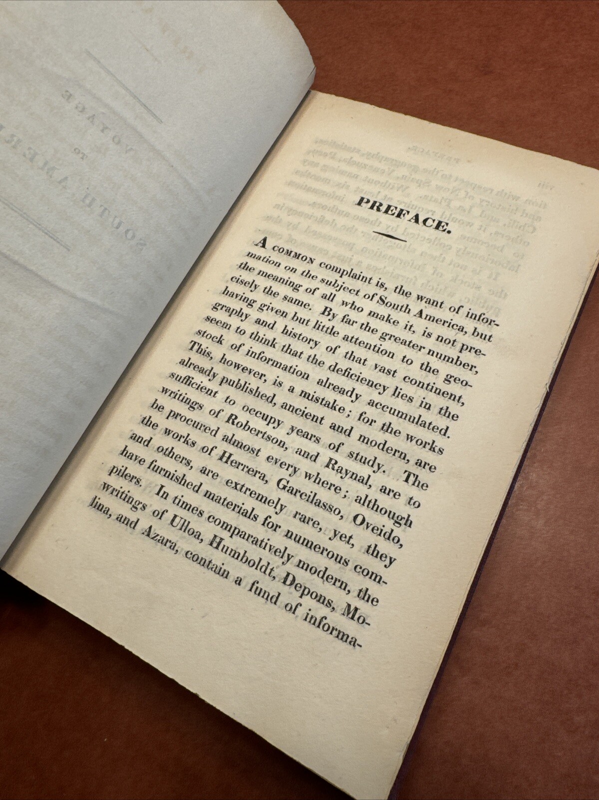 1820 Voyage to South America Brackenridge, rebound. Pres Monroe Spanish Colonies