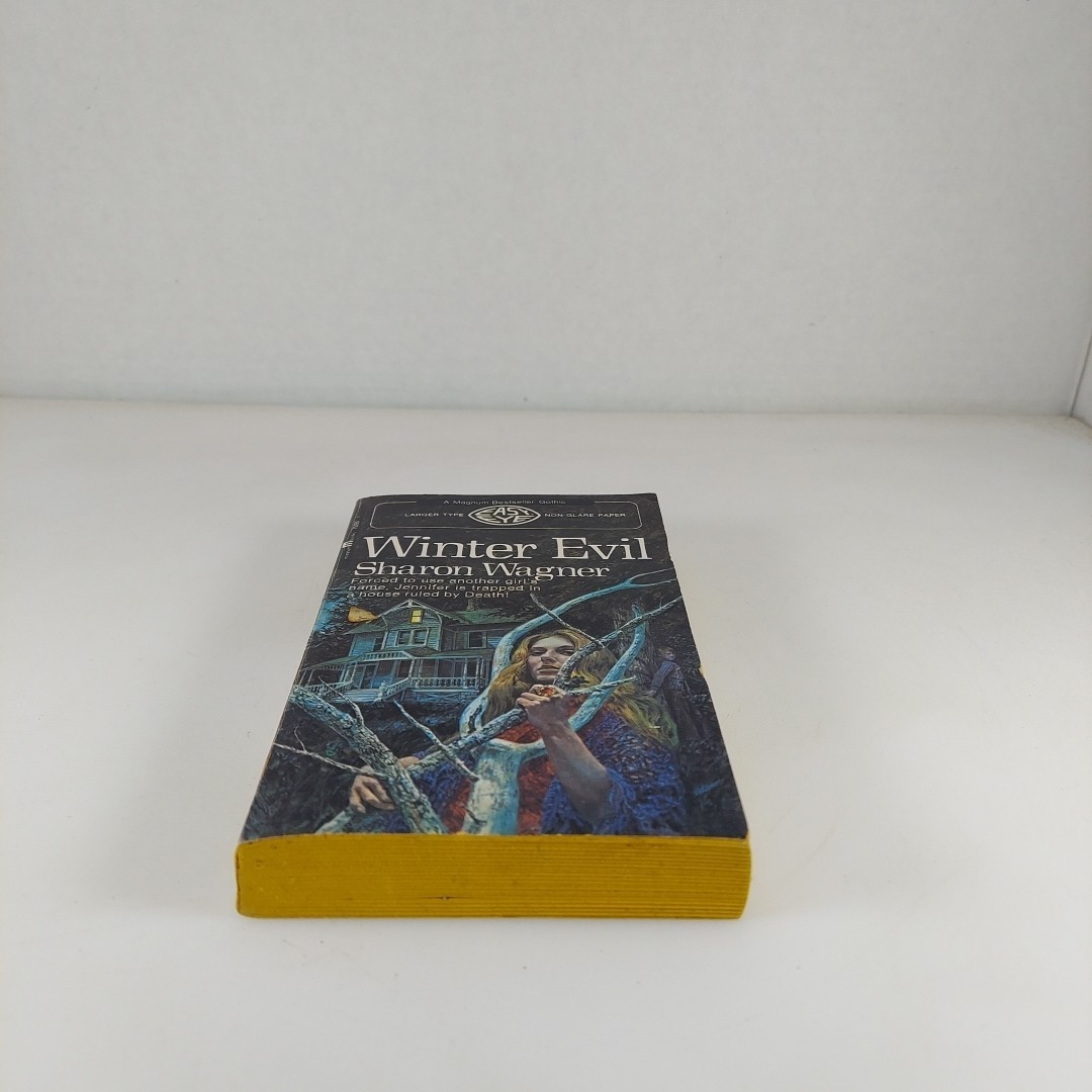 Winter Evil by Sharon Wagner 1972 Magnum Easy Eye Gothic Paperback