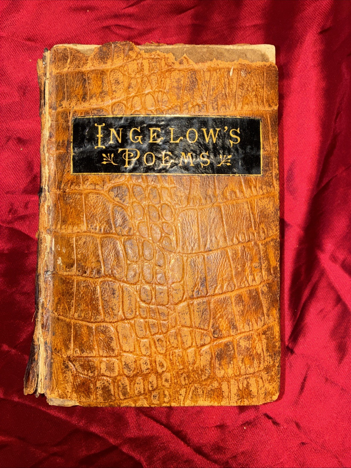 The Poetical Works of Jean Ingelow 1884 Antique Book