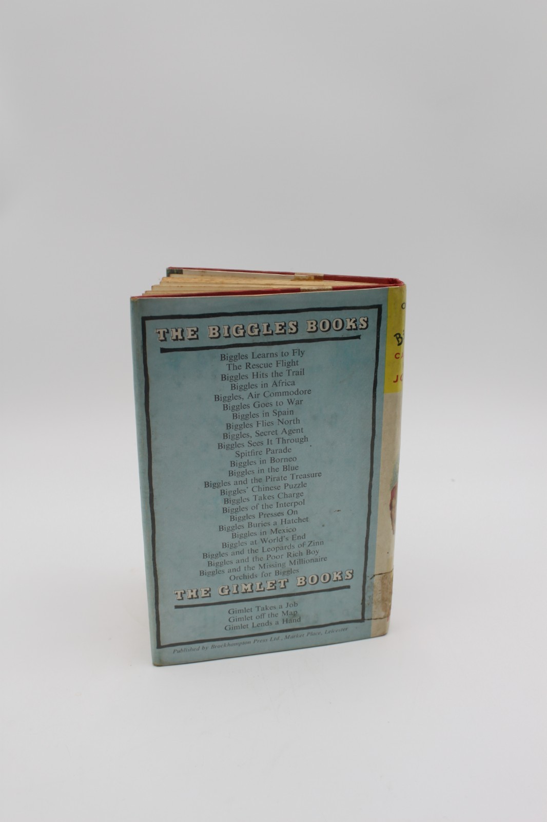 1962 ORCHIDS FOR BIGGLES Captain W E JOHNS *1ST ED Brockhampton