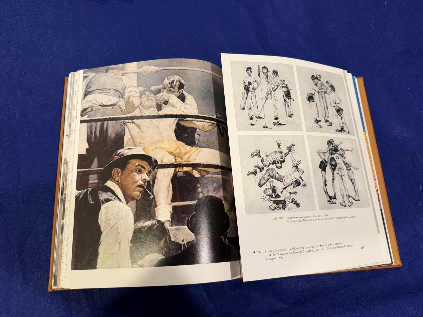 Norman Rockwell’s America ~ Huge Leather Bound Limited Edition #3610/8000