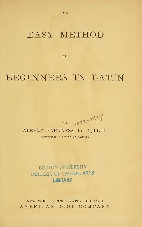 Learning the Latin Language, 100 Rare Classic Books on PDF DVD H89