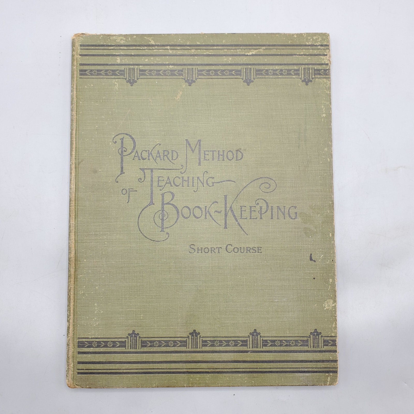 The Packard Method of Teaching Bookkeeping with Tests by Brown & Rea 1899 RARE