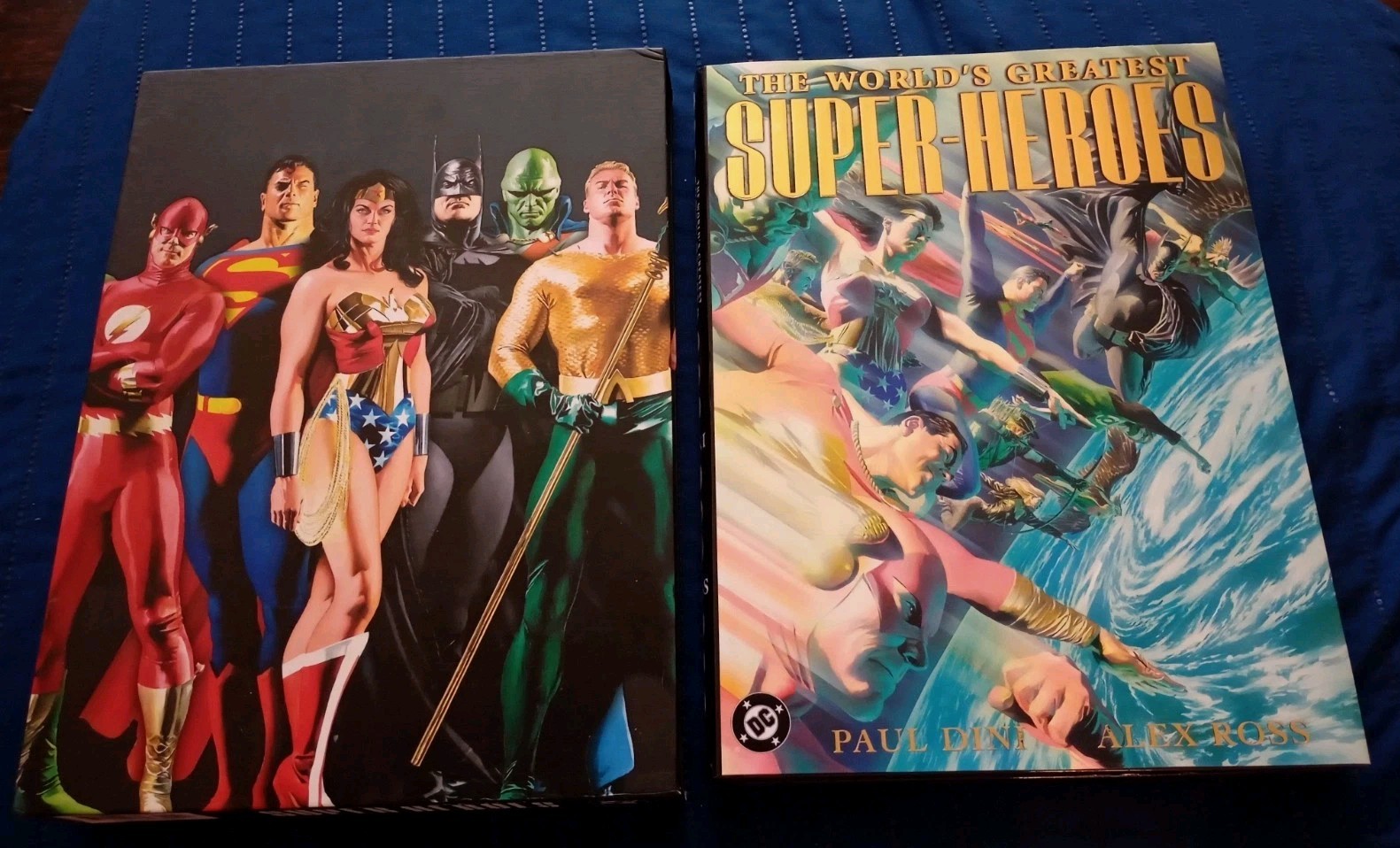 DC Comics Justice League Hardcover Illustrated Book by Alex Ross & Paul Dini