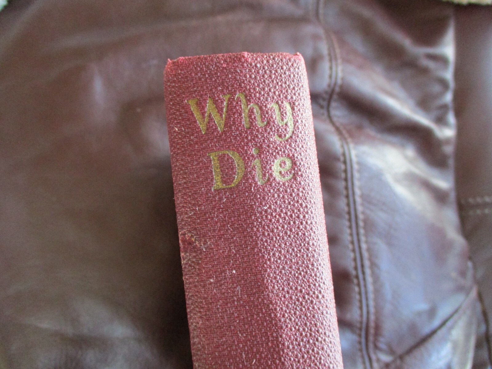 Why Die – Eugene Christian – Naturopath 1928 1st Edition Scarce Autograph M9