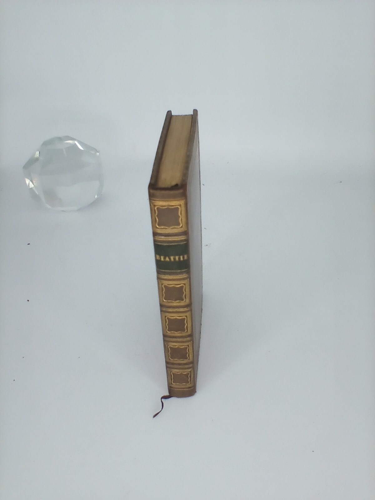 THE MINSTREL; or, the Progress of Genius by James Beattie – 1822 – Leather